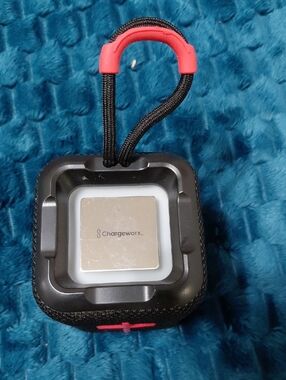 Portable Bluetooth Speaker - Black with Red Accent